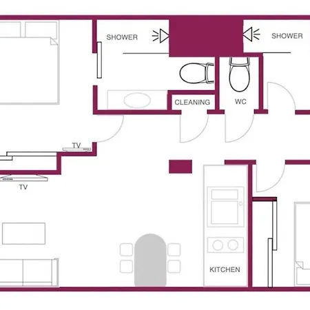 Holi Moderne 2ch 2sdb Hypercentre Croisette Clim Cannes